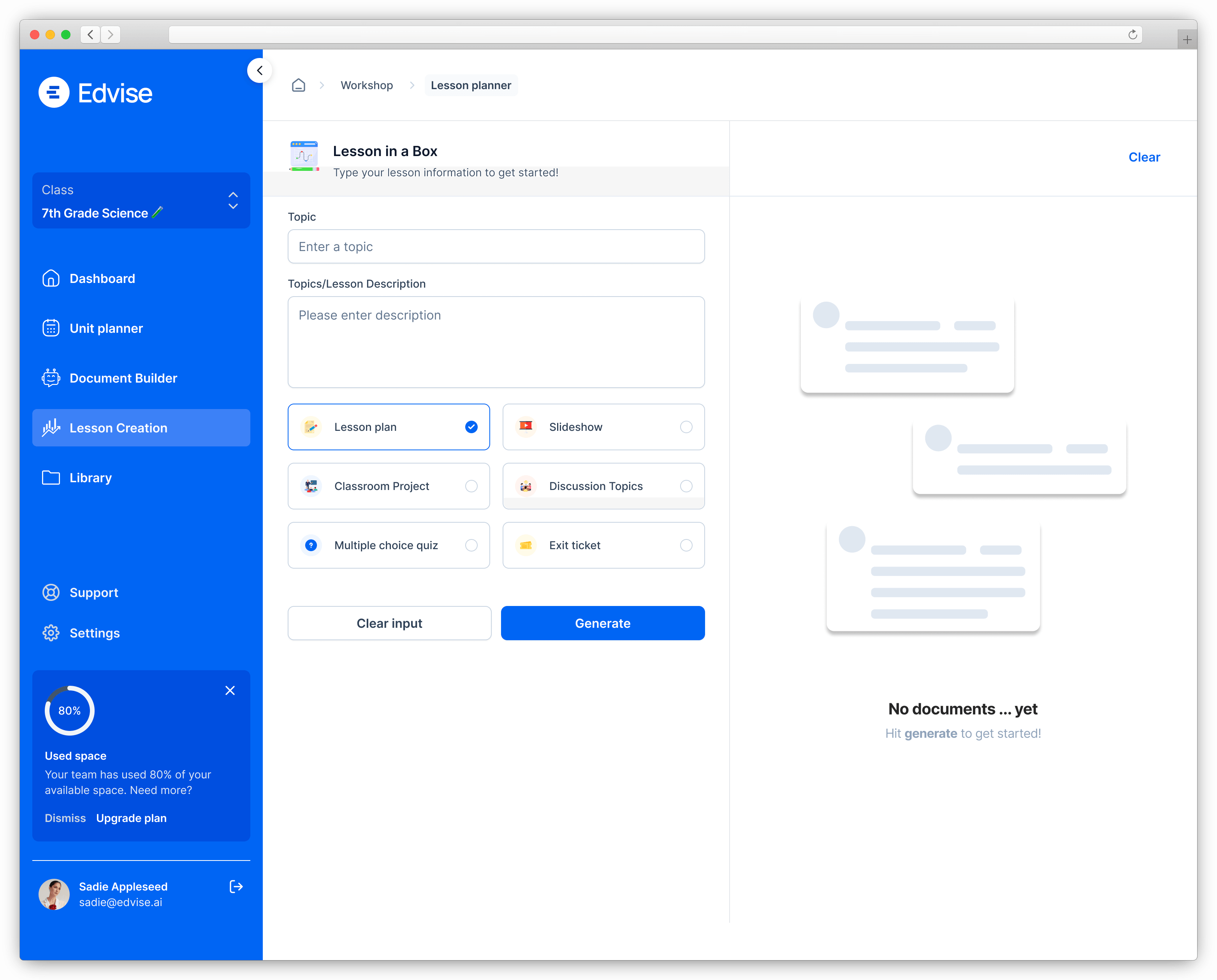 Your company